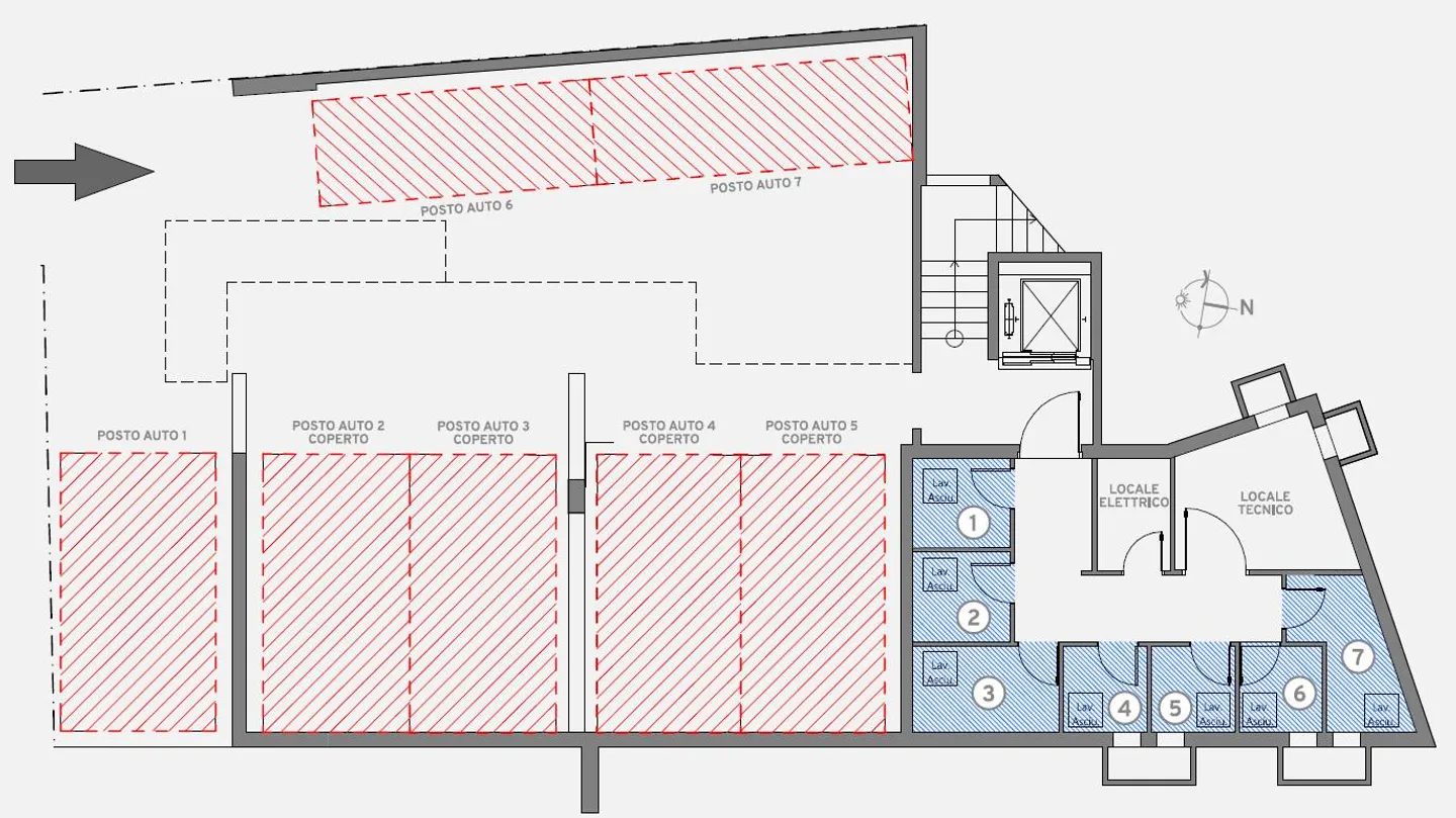 Neues Studio-Apartment in einem kleinen Gebäude, umgeben von Grün - Foto 8 von 11
