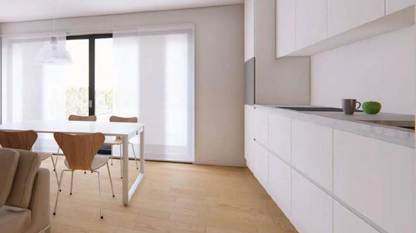 Neues Studio-Apartment in einem kleinen Gebäude, umgeben von Grün - Foto 11 von 11