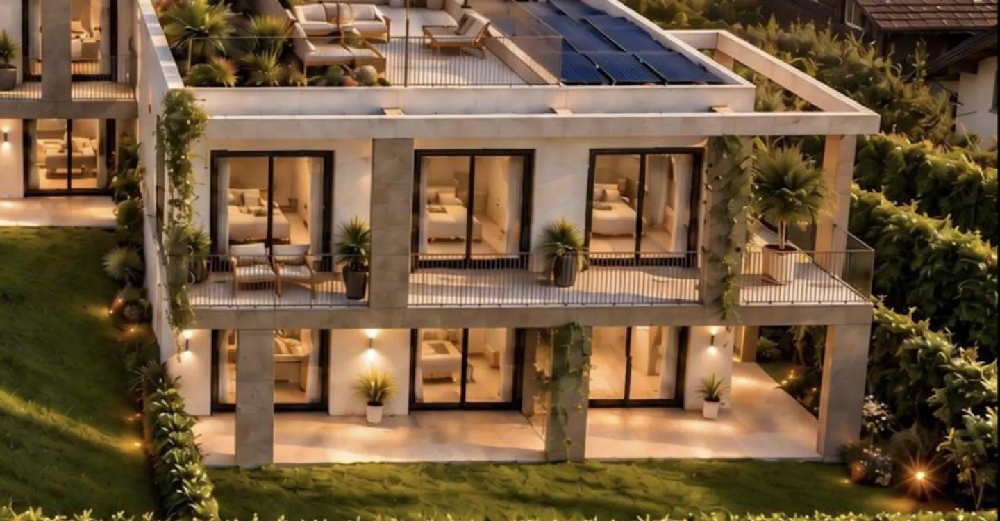 NUOVA - 79 m2 di Terrazze e ROOF-TOP per questa VILLA di 5.5 pcs di 332 m2 utili - Foto 1 di 13