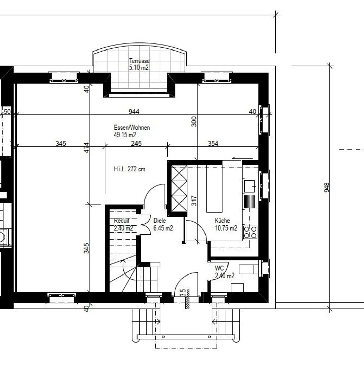 Casa a schiera di 5,5 stanze appena ristrutturata con vista lago non ostacolata - Foto 8 di 9
