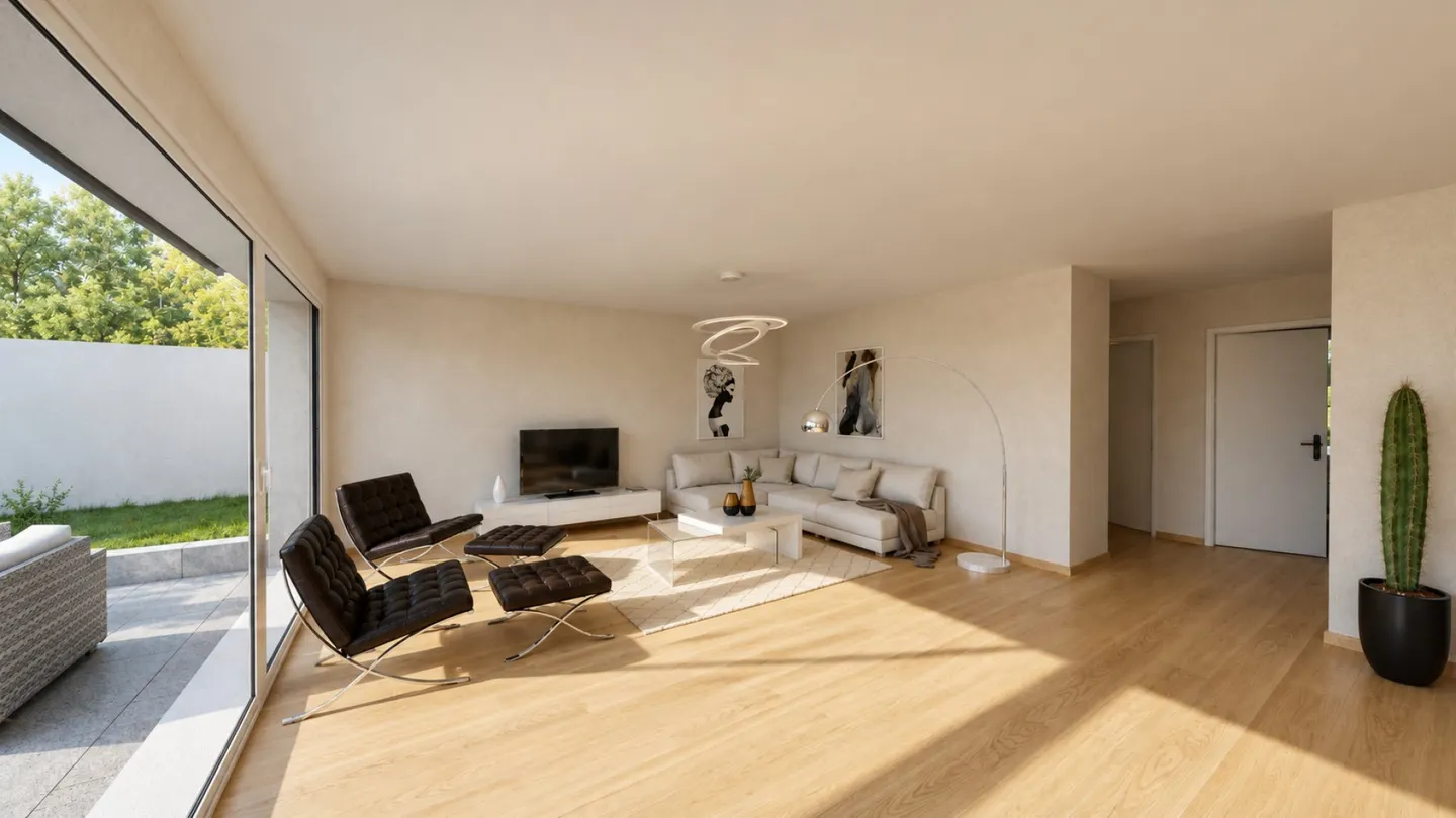 Elegantes Appartement mit Terrasse - Foto 2 von 9