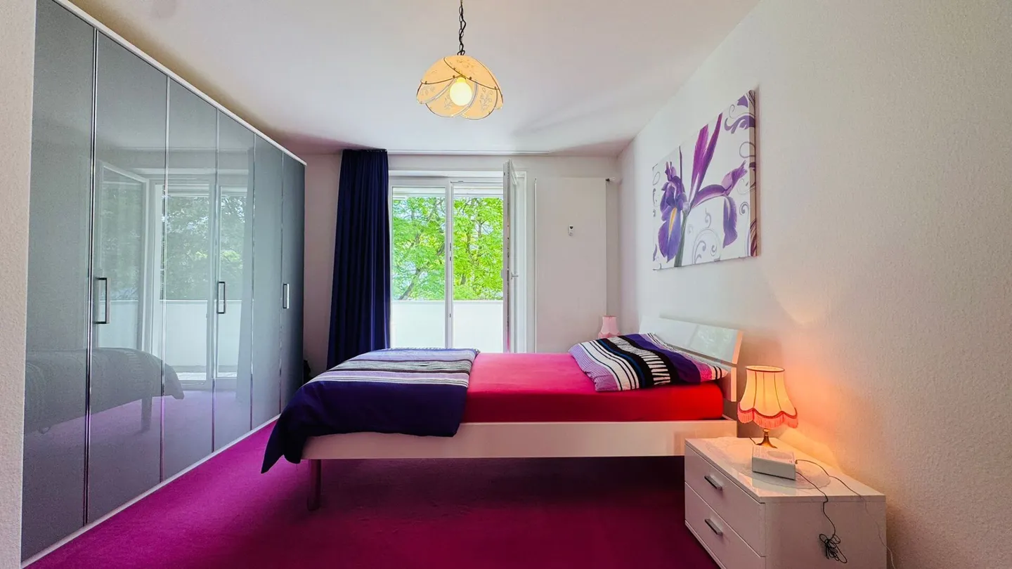Appartement 3.5 pièces bien entretenu à Binningen avec ascenseur, balcon de 12 m² et lave-linge privé - Photo 9 sur 18