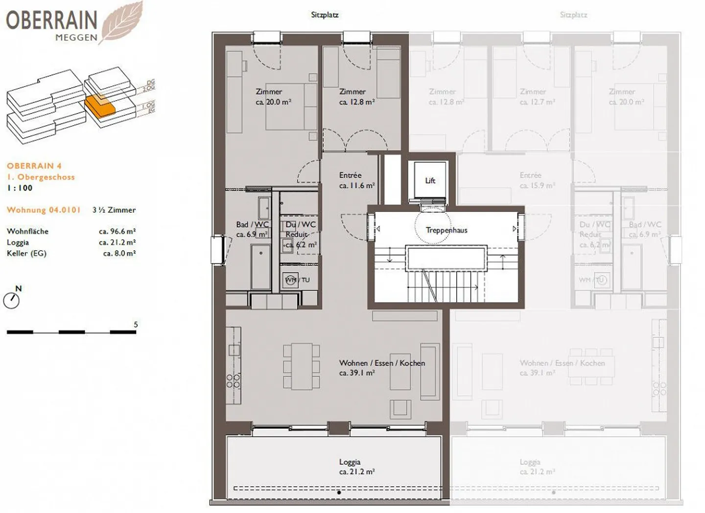 Elegante Wohnung mit Seesicht in Meggen - Foto 14 von 14