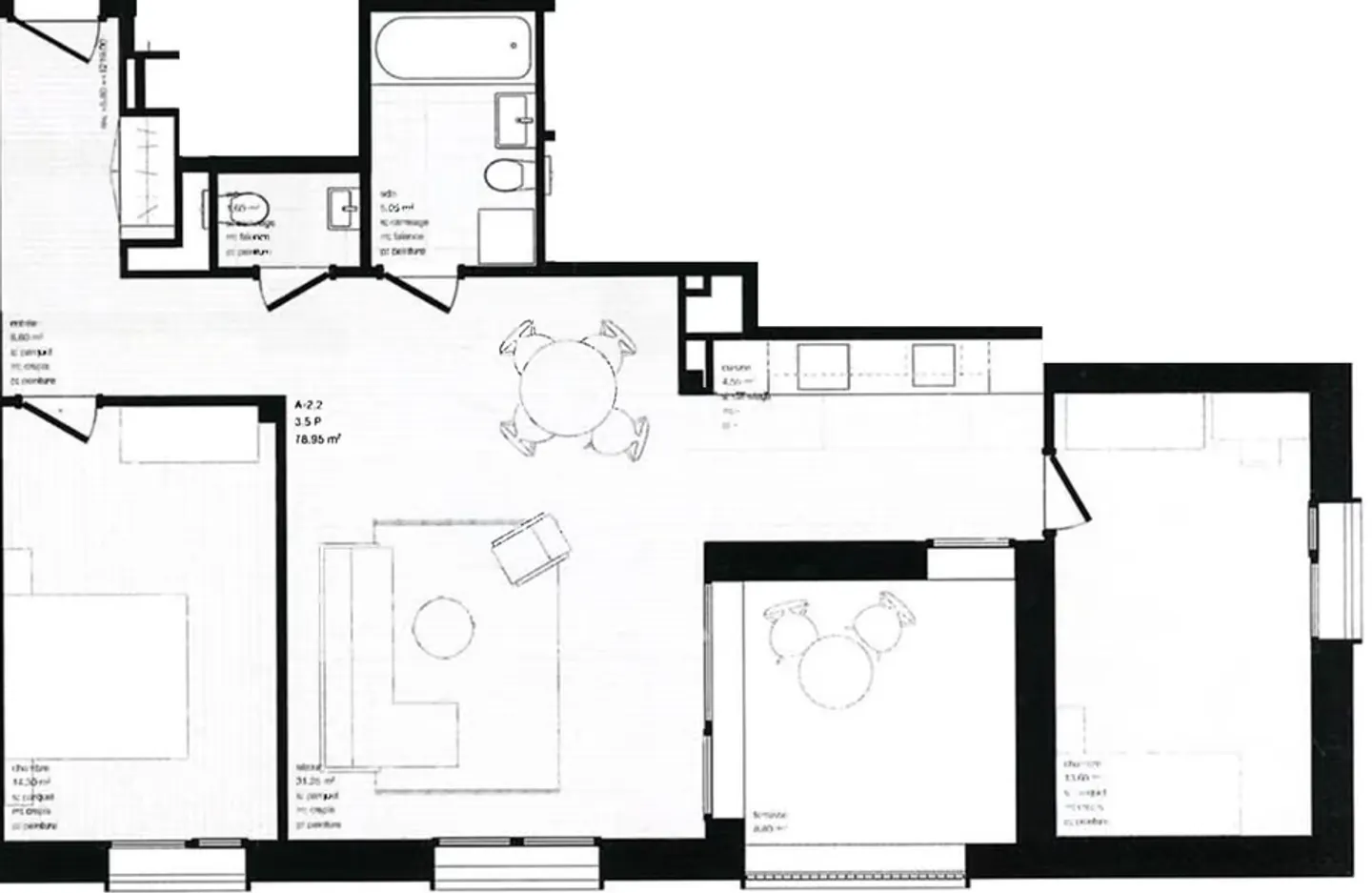 Jahresmiete: neue Wohnung im Herzen des Dorfes Montana - Foto 1 von 4