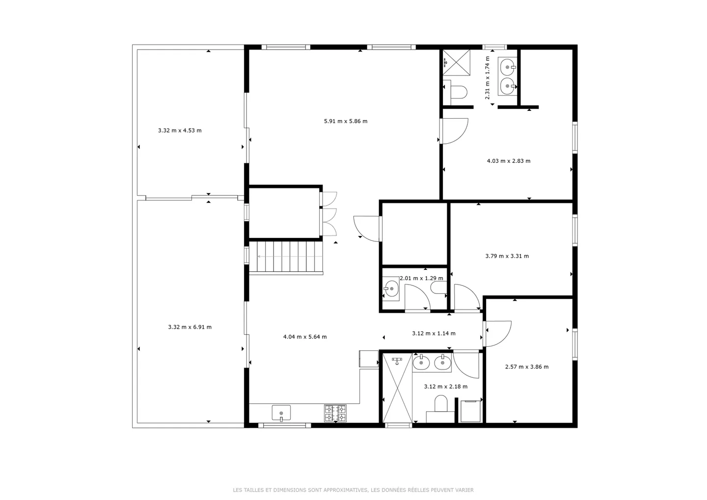 Geräumige 4,5-Zimmer-Penthouse von 146 m2 mit atemberaubendem Blick auf die Alpen - Foto 19 von 20