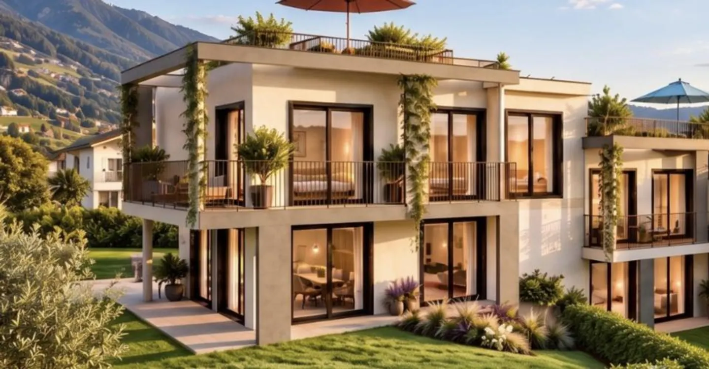 Moderne Villa mit Dachterrasse - Foto 1 von 12
