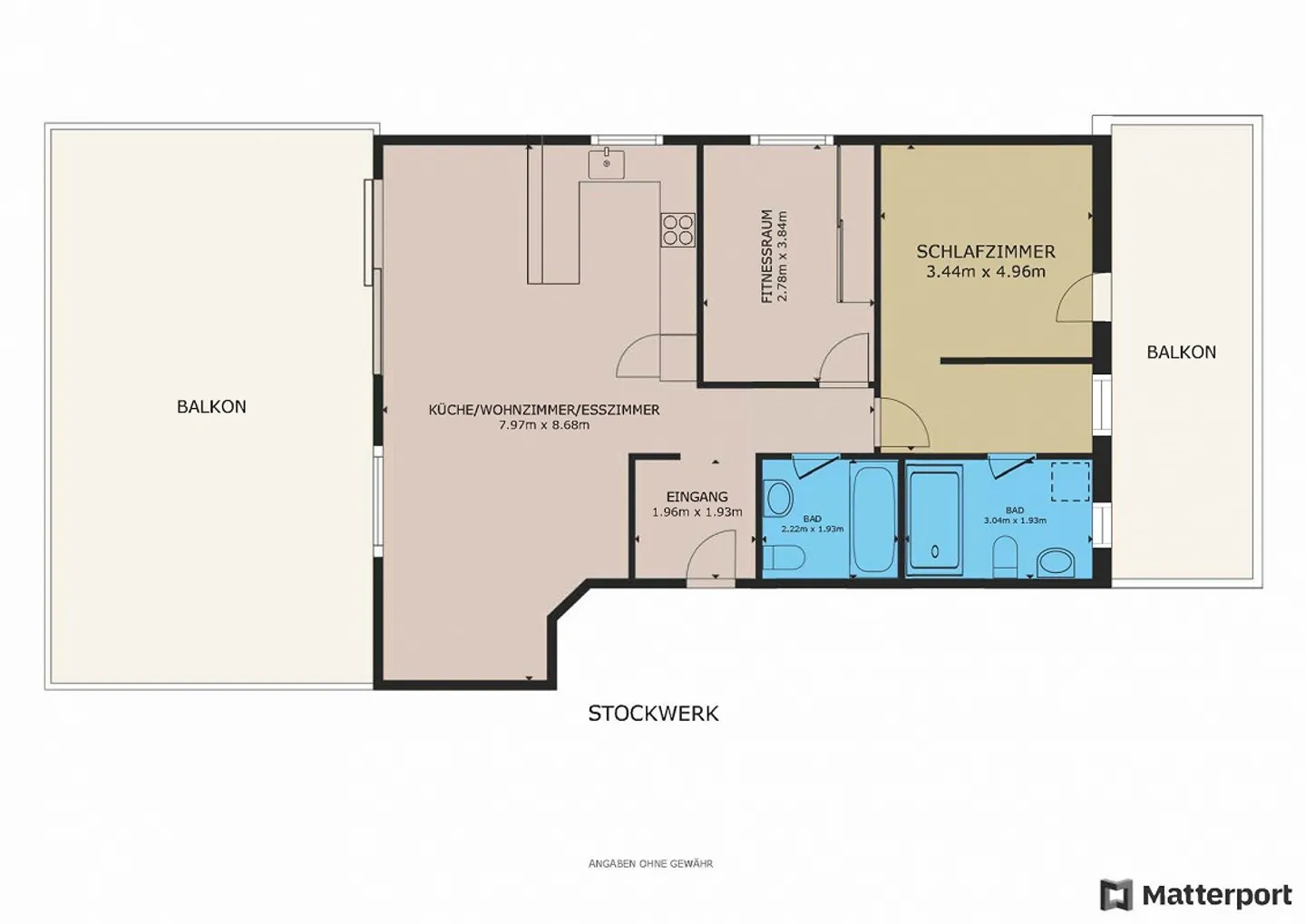 Dreamlike 3.5 Room Penthouse Apartment in Marbach - Photo 8 of 9