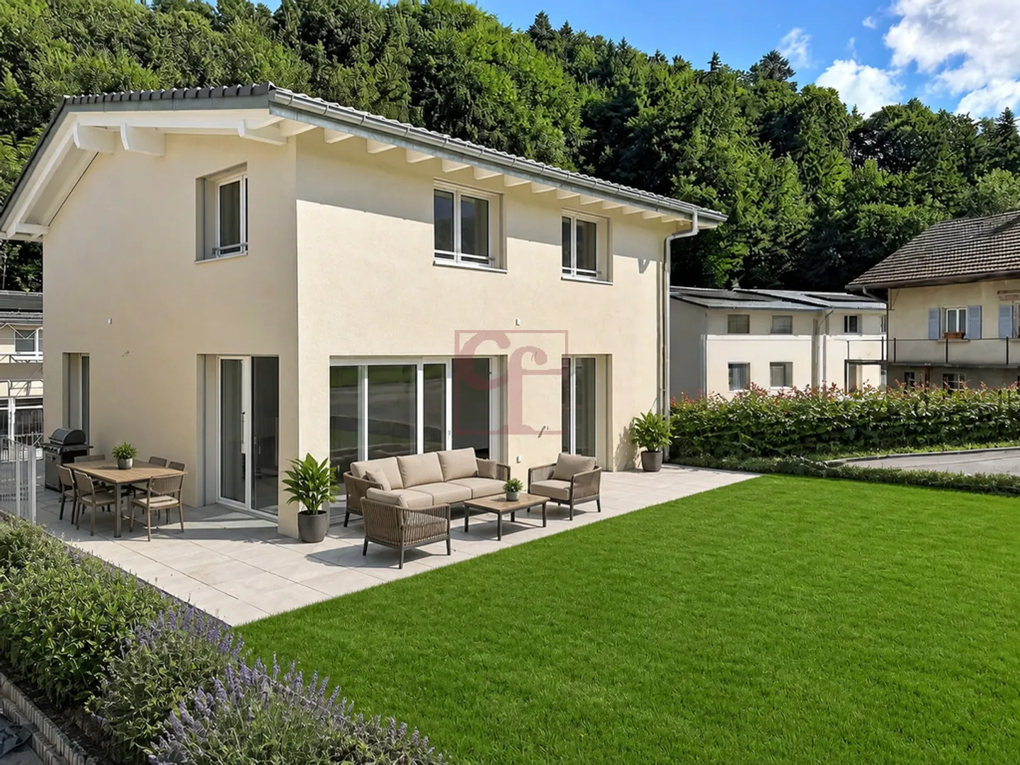 Neue individuelle Villa in La Roche - Foto 1 von 13