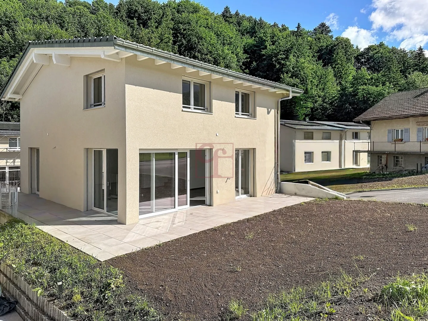 Neue individuelle Villa in La Roche - Foto 12 von 13
