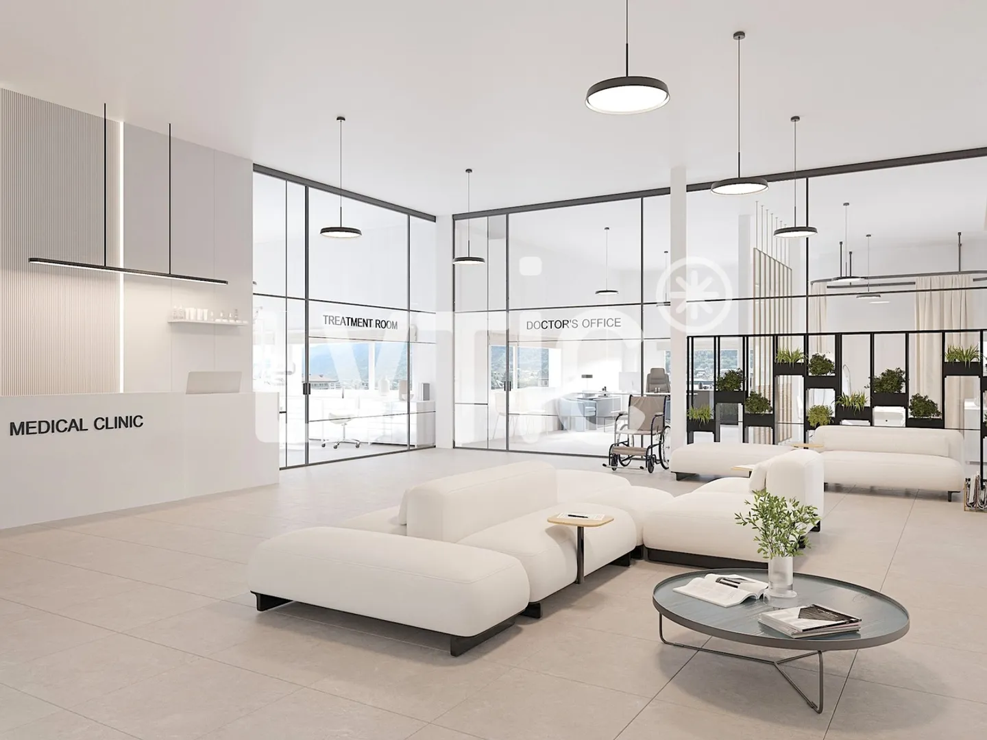 Räume, Büros, 600 m2 teilbare Büros zur Miete in Martigny - Foto 2 von 10