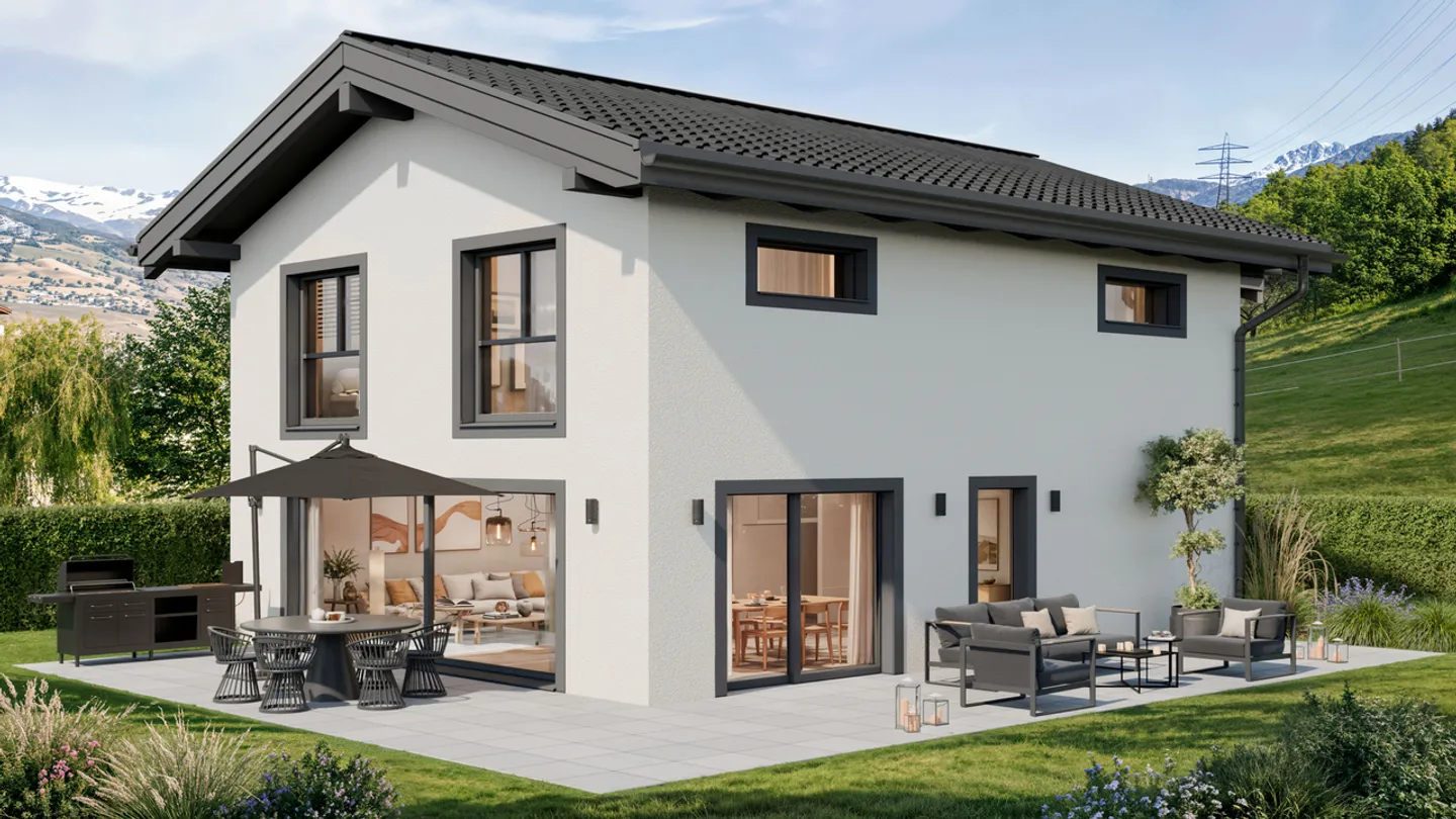 Unabhängige Villa in Grône - Foto 1 von 6