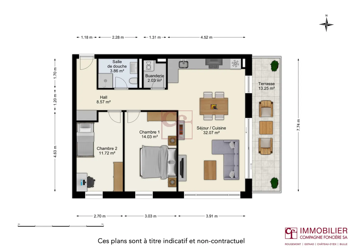 Appartements Charmants à Siviriez - Photo 10 sur 10
