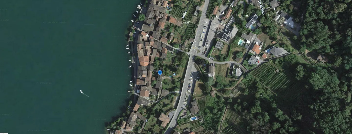 Proprietà bifamiliare a reddito con parco privato a Brusino A... - Foto 2 di 2