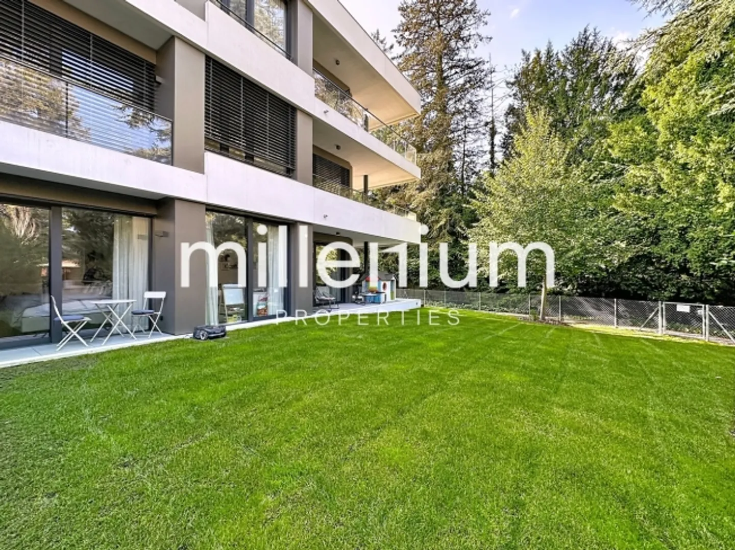 Zeitgenössische Wohnung mit privatem Garten - Chambésy - Foto 12 von 12