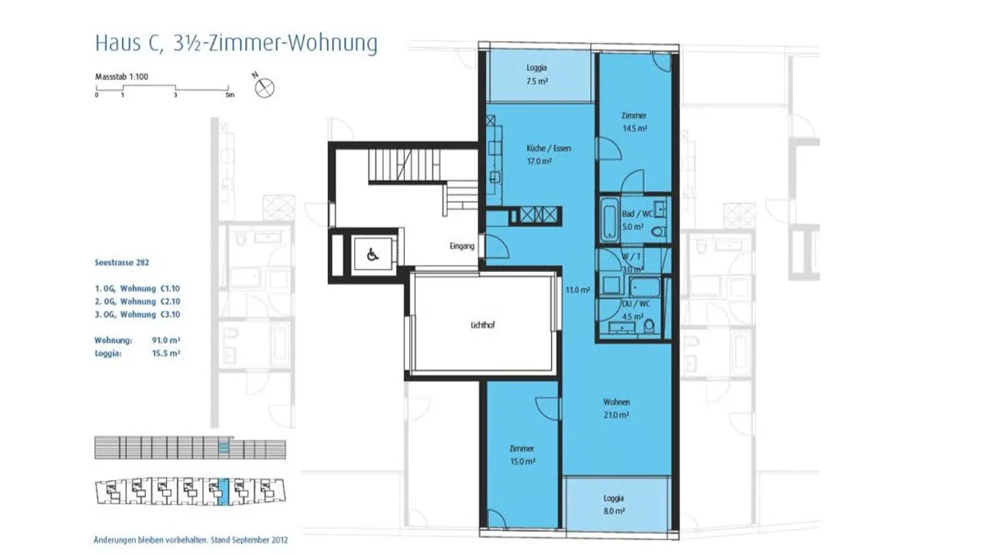 Modernes Apartment Nähe See - Foto 9 von 9