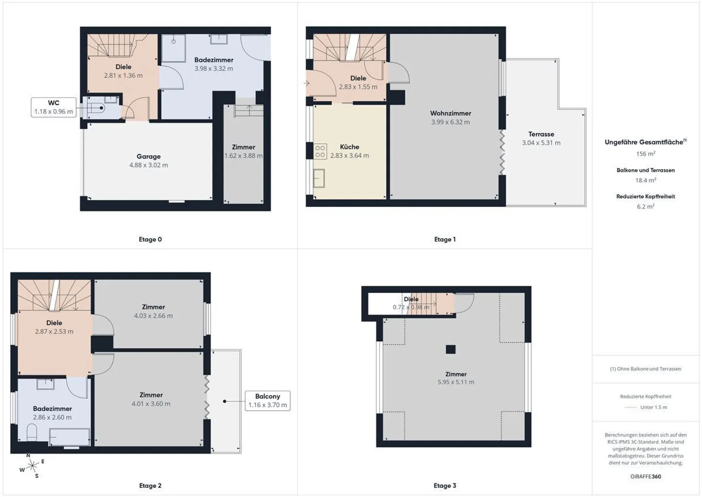 Affascinante casa a schiera ristrutturata con giardino, garage e vista - Foto 12 di 12