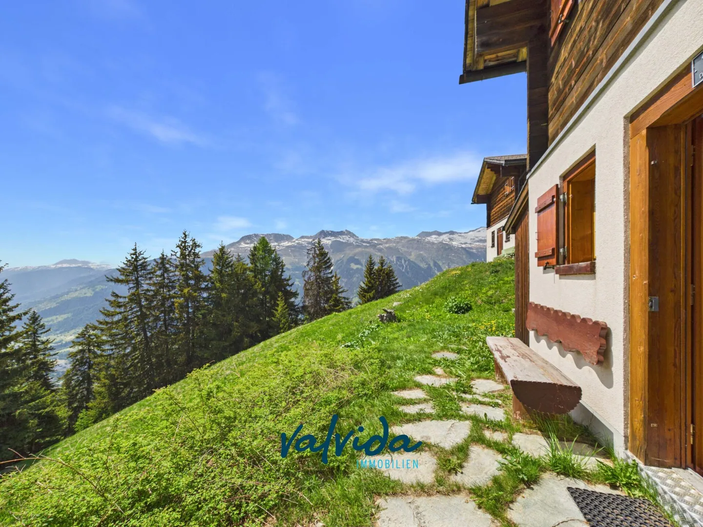 Charmante cabane de montagne avec vue imprenable à Chäserstatt (commune d'Ernen) - Photo 1 sur 9