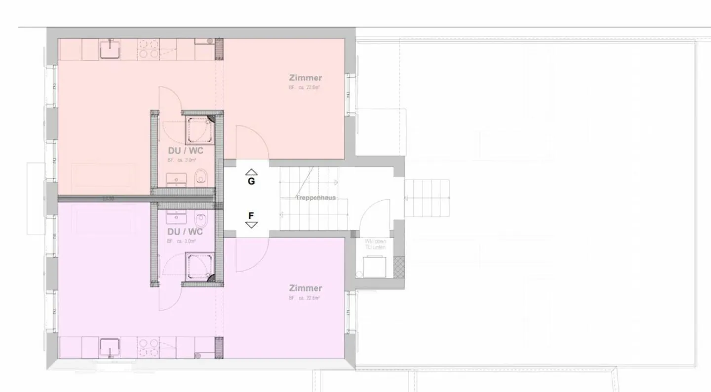 Appartements charmants rénovés dans un emplacement central - Photo 5 sur 5