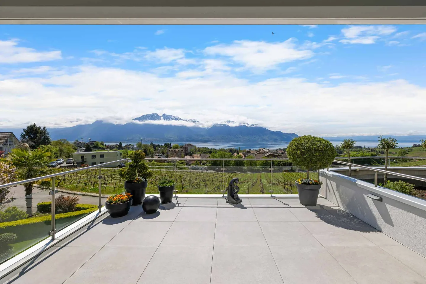 Élégante propriété contemporaine avec vue panoramique sur le Léman - Foto 12 von 13