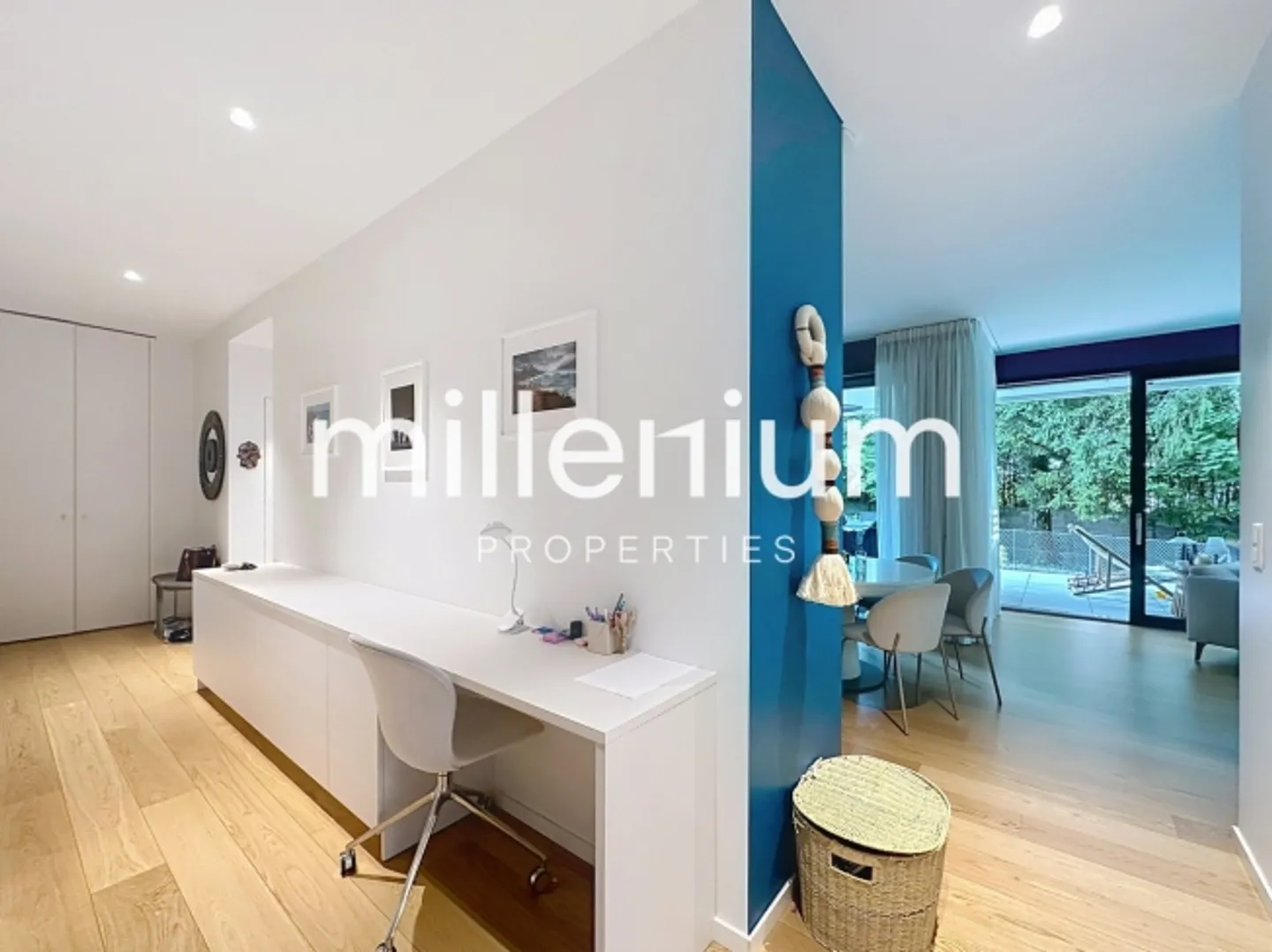 Zeitgenössische Wohnung mit privatem Garten - Chambésy - Foto 9 von 12