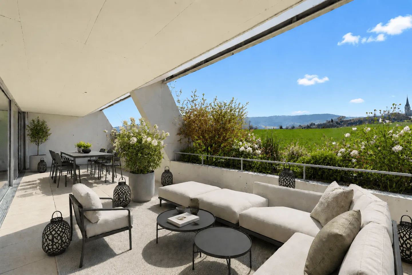 Quiet and sunny 4.5-room apartment with a wide view - Your new home in the countryside - Photo 1 of 13