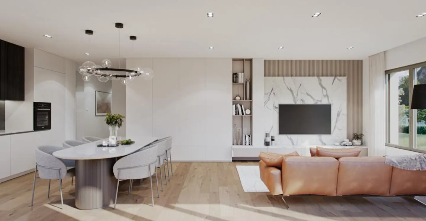 Wunderschöne hochwertige Wohnung mit sonnigem Balkon - Foto 2 von 7