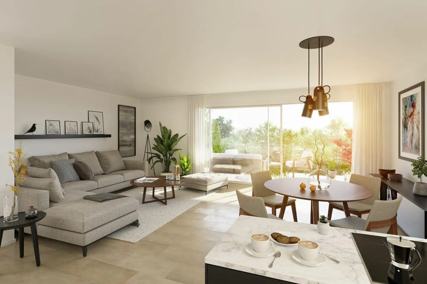 Nouvelle construction d'immeuble multifamilial avec 4 appartements en copropriété - W01 - Photo 4 sur 12