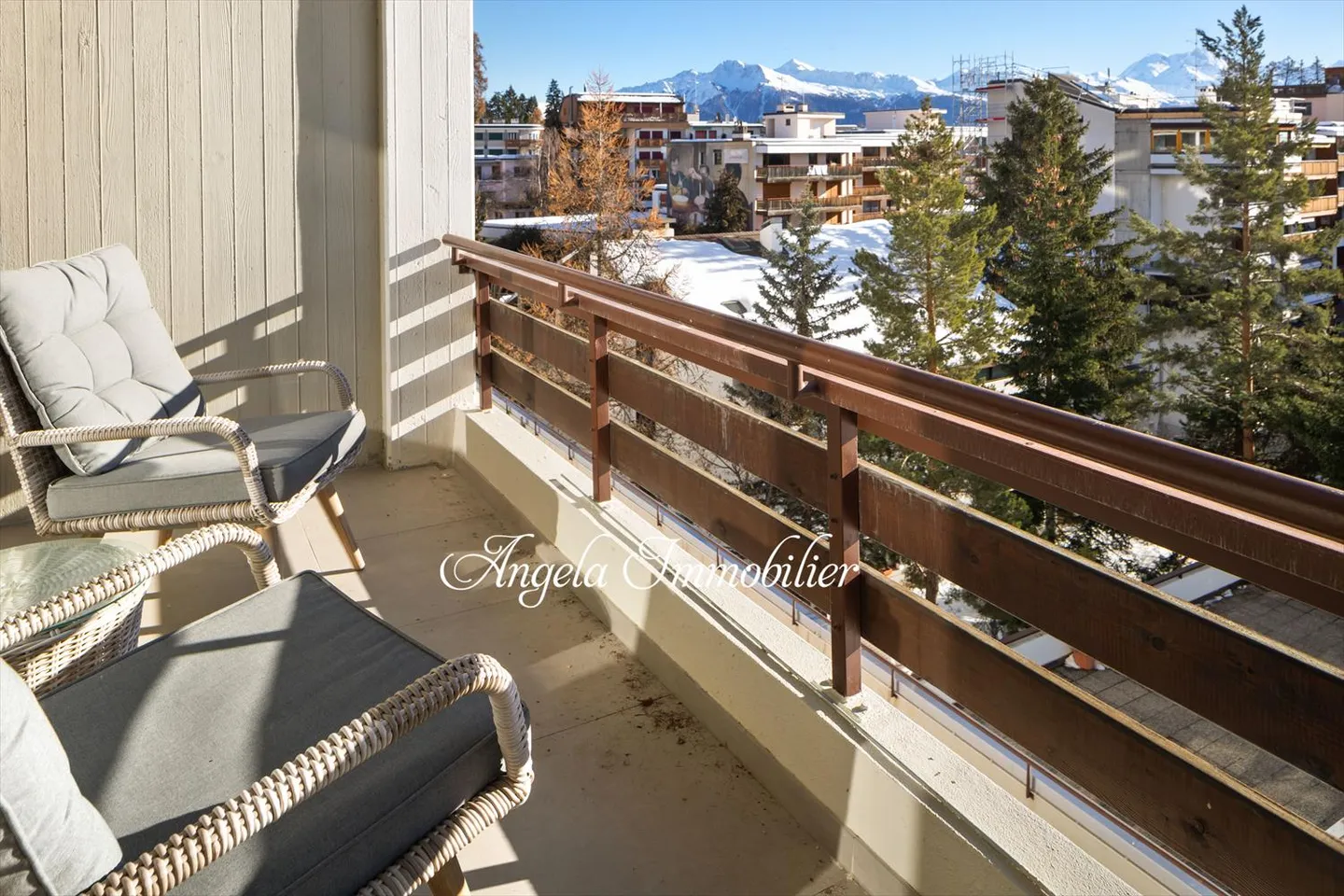 Incantevole rifugio alpino di 2,5 stanze a Crans-Montana - Foto 8 di 9