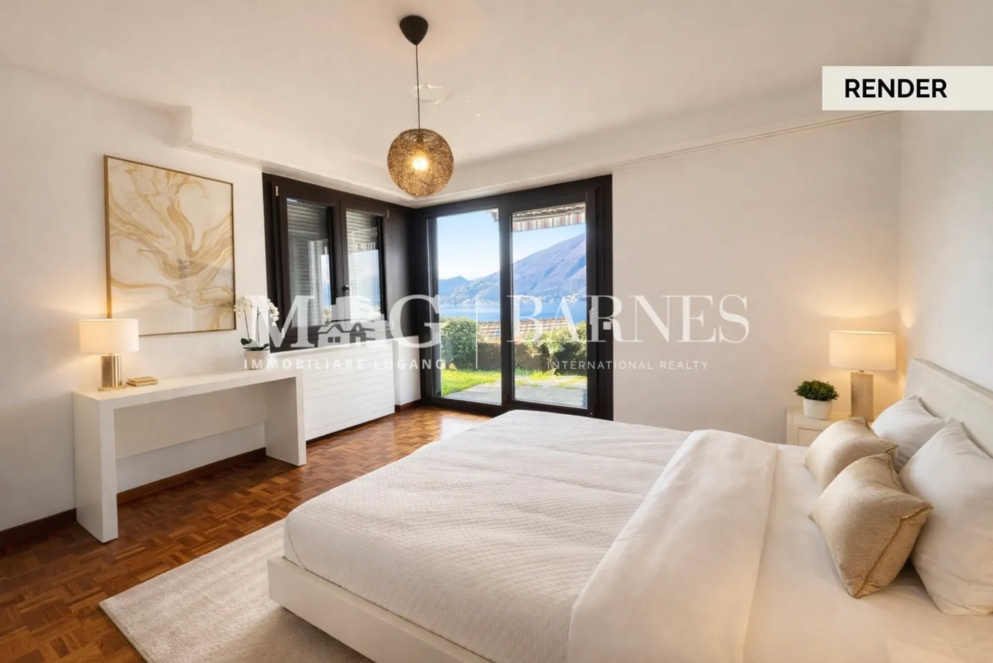Appartamento elegante con vista lago - Foto 8 di 9