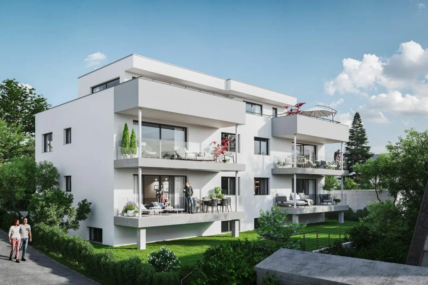 Nuovo edificio multifamiliare con 4 appartamenti di proprietà - W01 - Foto 1 di 12