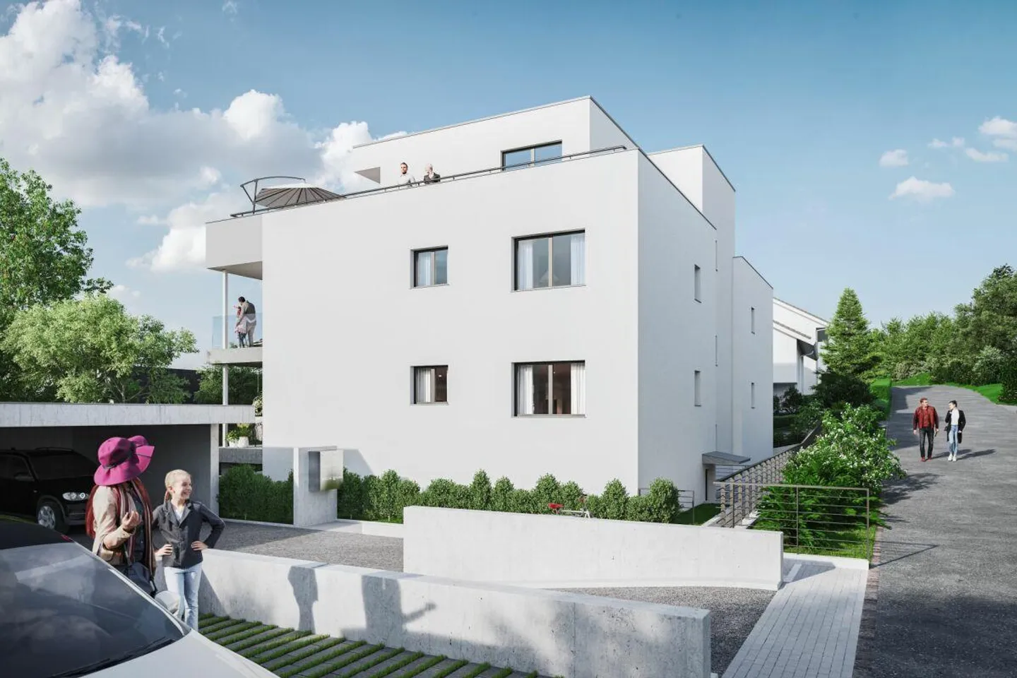 Nuovo edificio multifamiliare con 4 appartamenti di proprietà - W01 - Foto 2 di 12