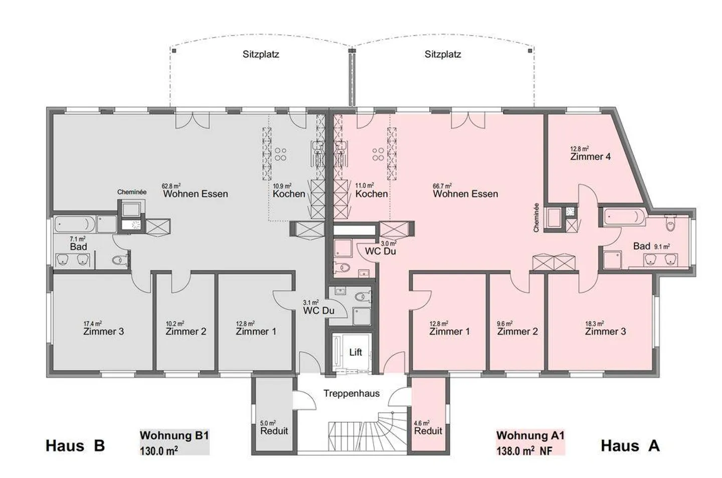 Appartement de jardin spacieux et lumineux de 4,5 pièces (130m2) - Photo 7 sur 7