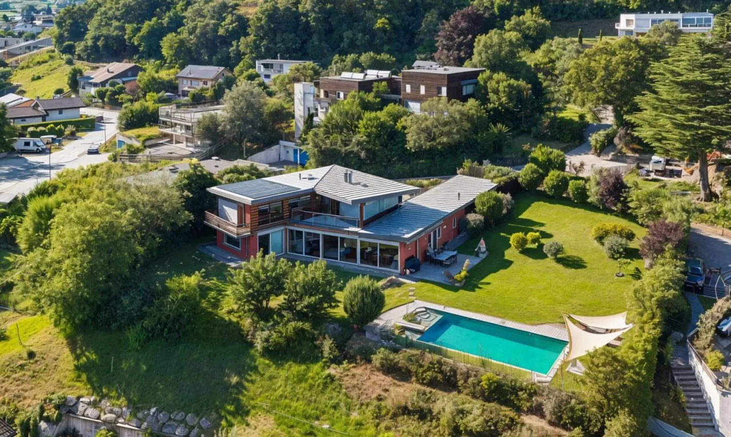 Exceptional villa with panoramic view in Savièse - Photo 3 of 11