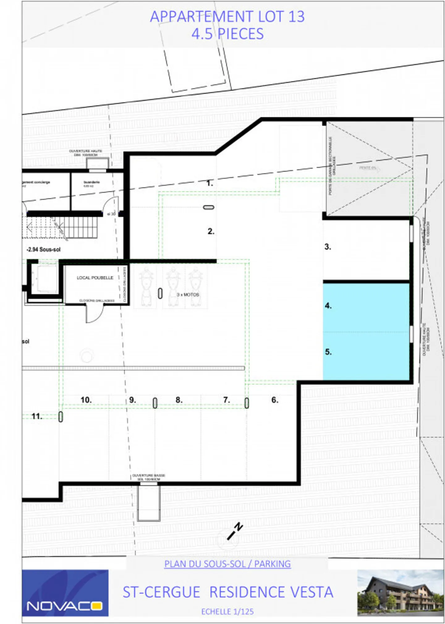 Appartement spacieux 4,5 pièces - Photo 7 sur 11