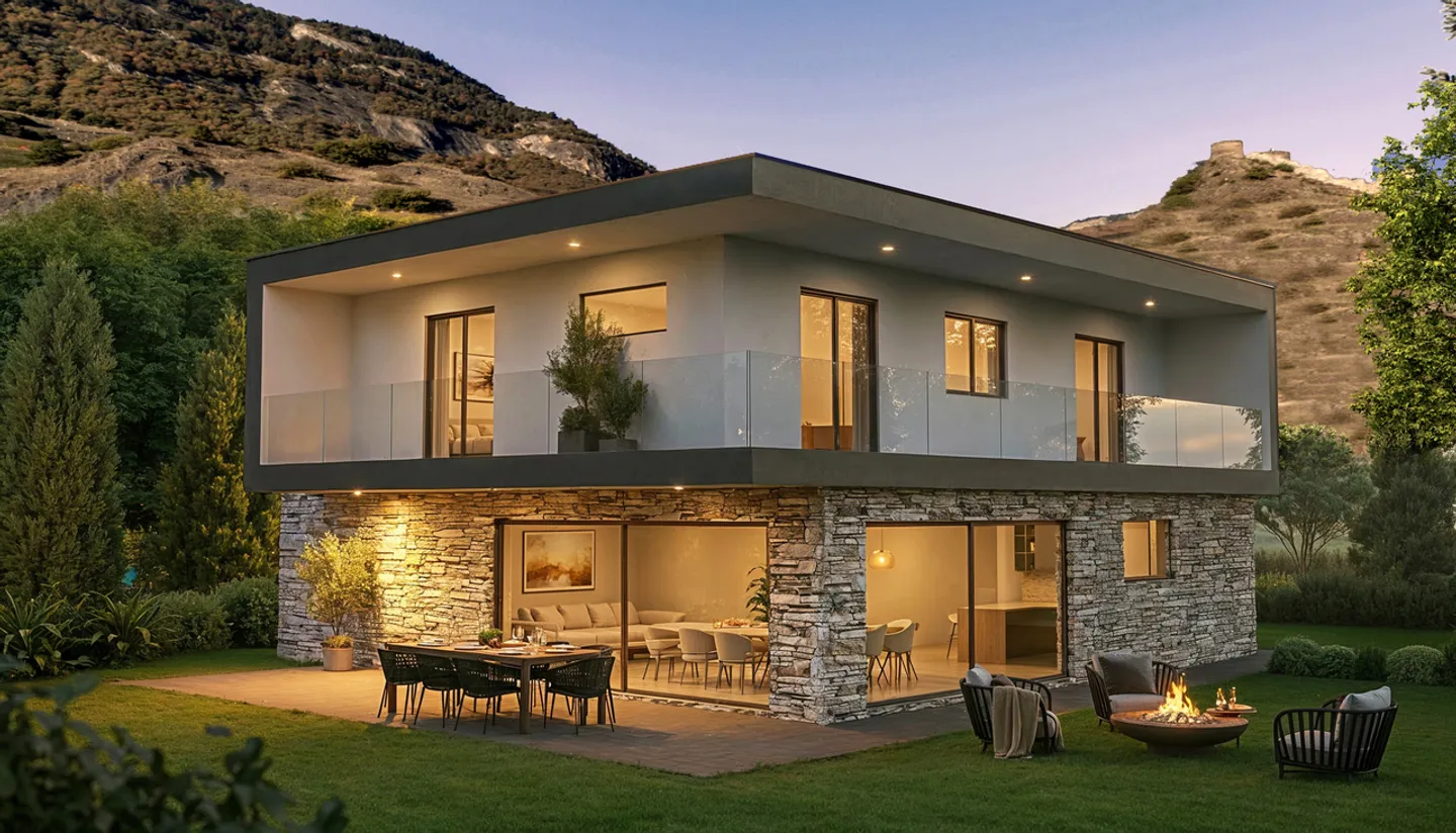 For Sale: Exceptional Villa 5.5 Rooms in Saillon - Photo 1 of 5