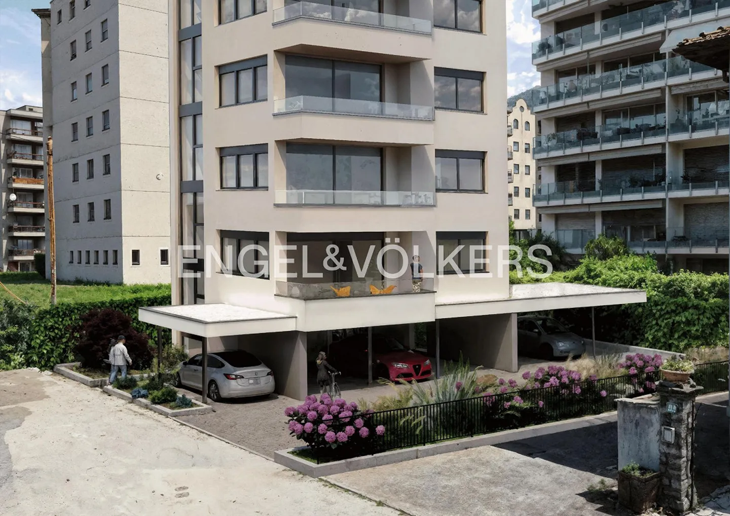 Neubauwohnungen in Viganello - Foto 2 von 6