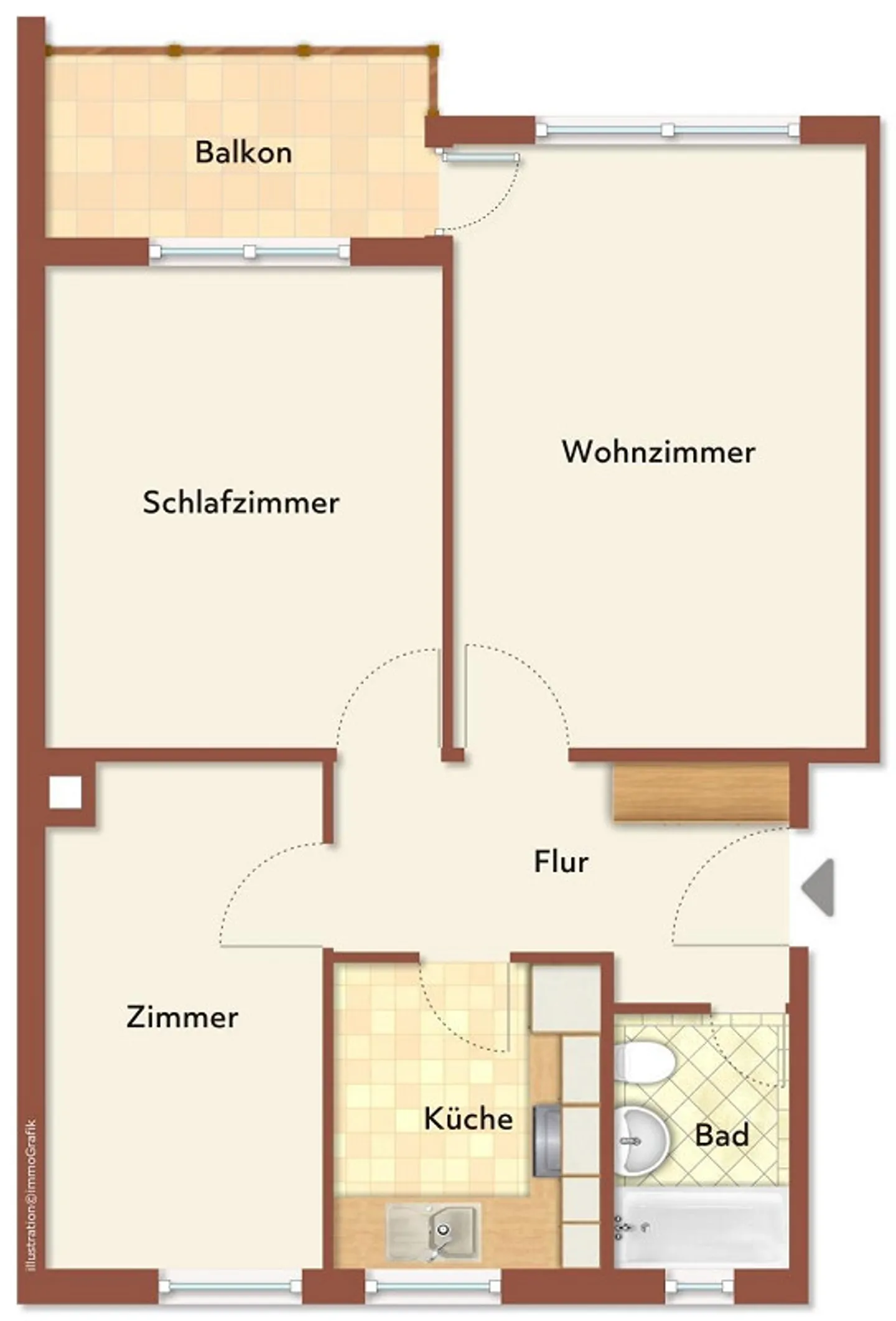 Charmante Wohnung in Märstetten - Foto 8 von 8