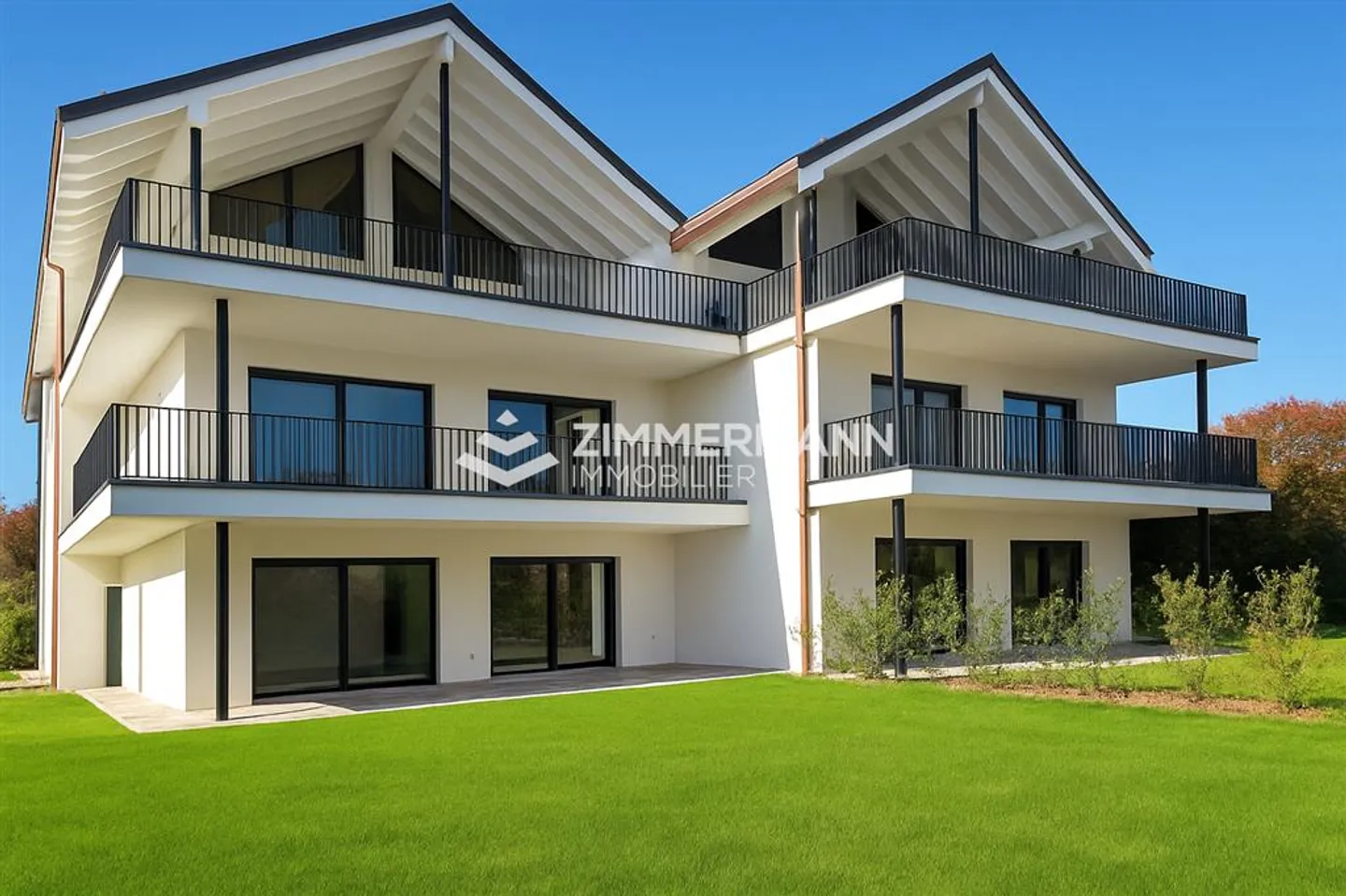 Nuovo appartamento di lusso con grande terrazza nel cuore del villaggio di Founex (Terre Sainte) - Foto 1 di 12