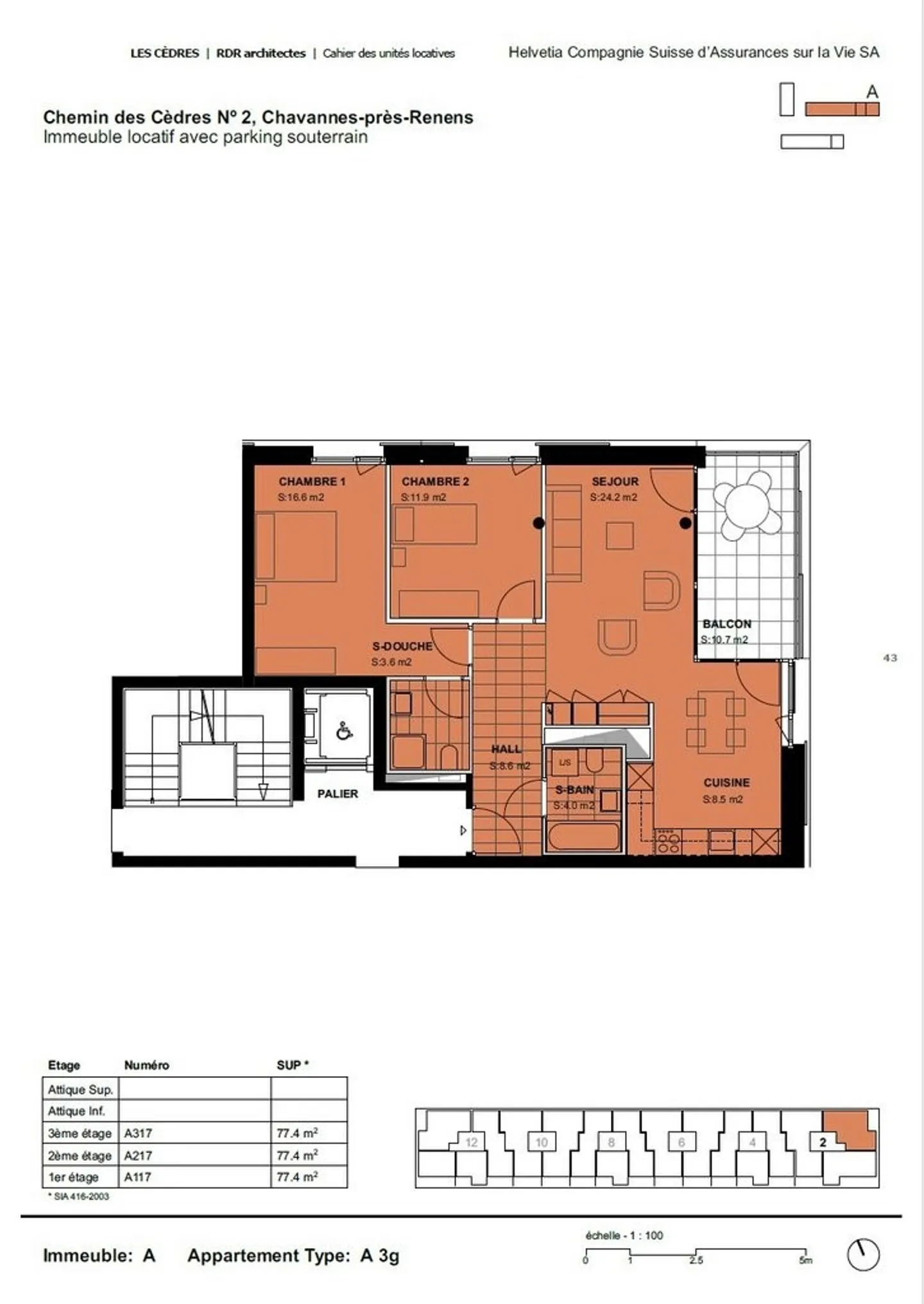 Appartement 3.5 pièces - Photo 9 sur 9