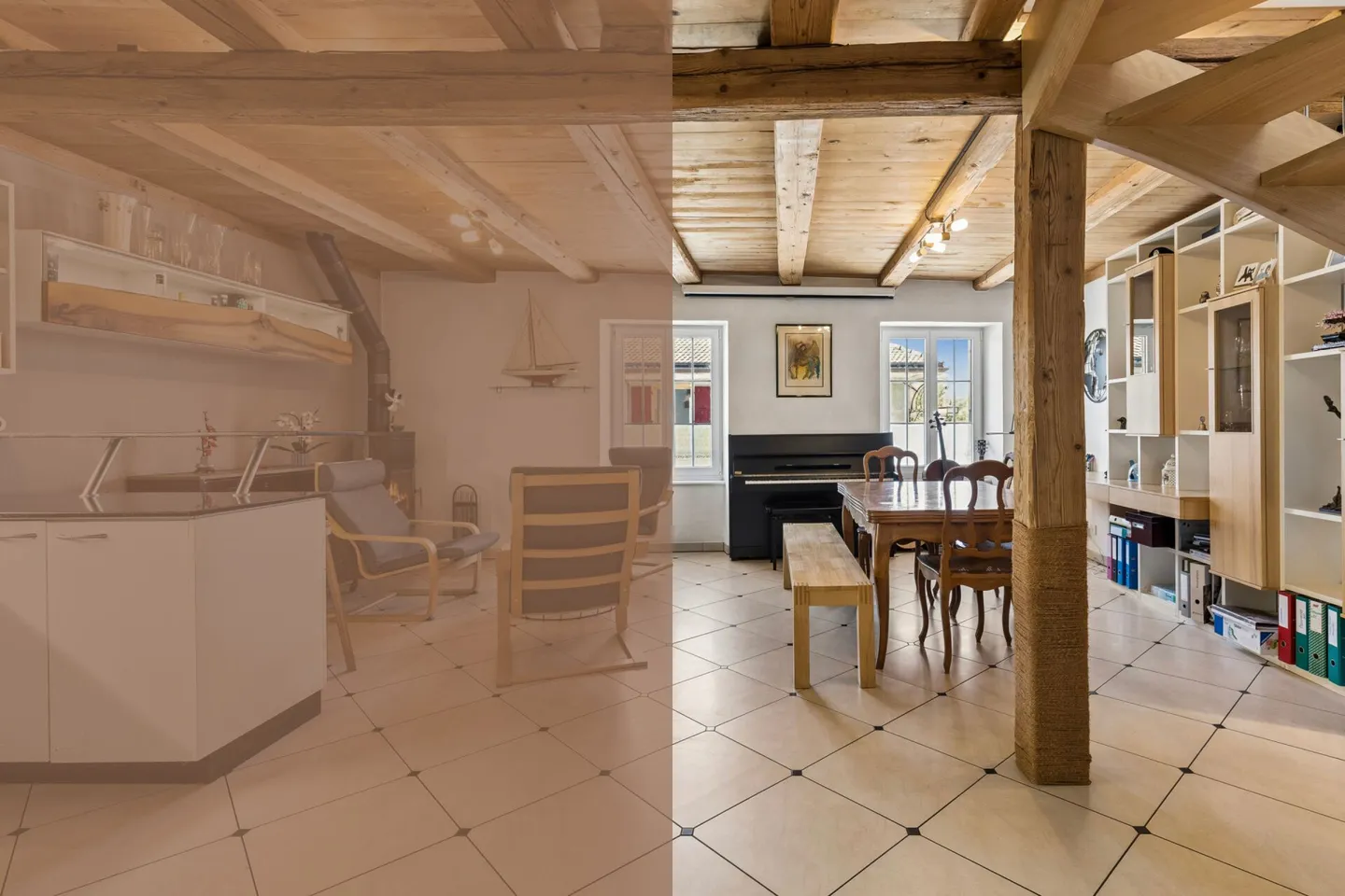 Appartement en duplex confortable de 4,5 pièces avec beaucoup de charme - Photo 1 sur 13