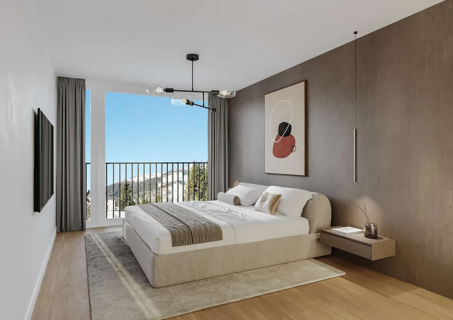 Appartement neuf de luxe 4 1/2 pièces - Photo 3 sur 6