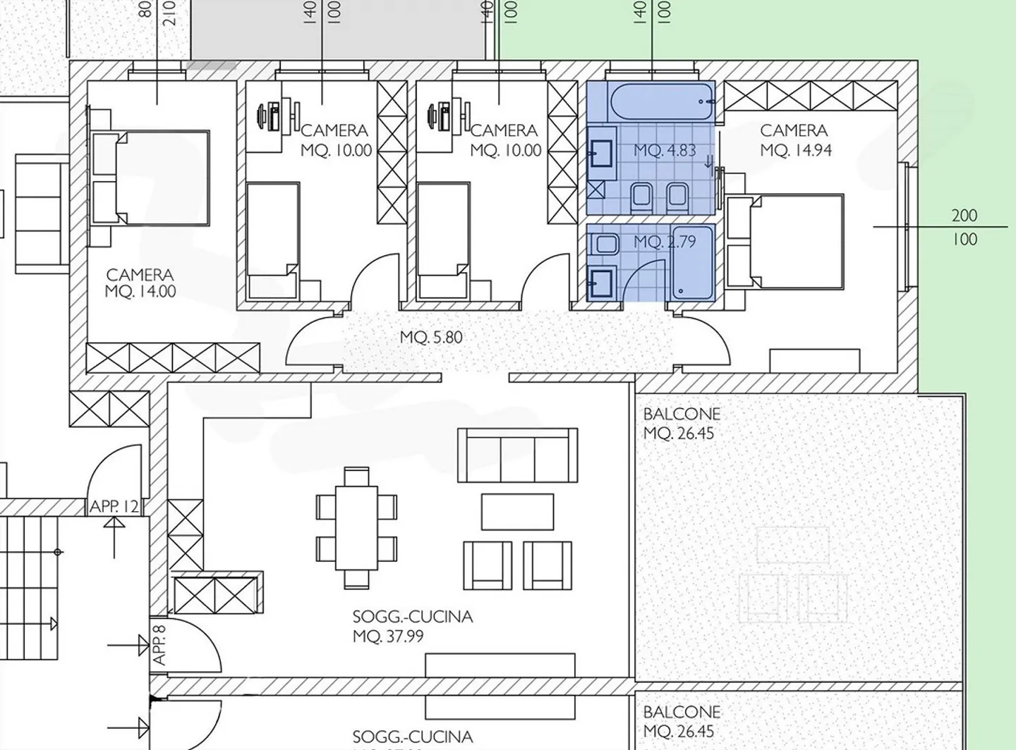 New 5.5 high standard rooms with large covered terrace - Photo 13 of 13