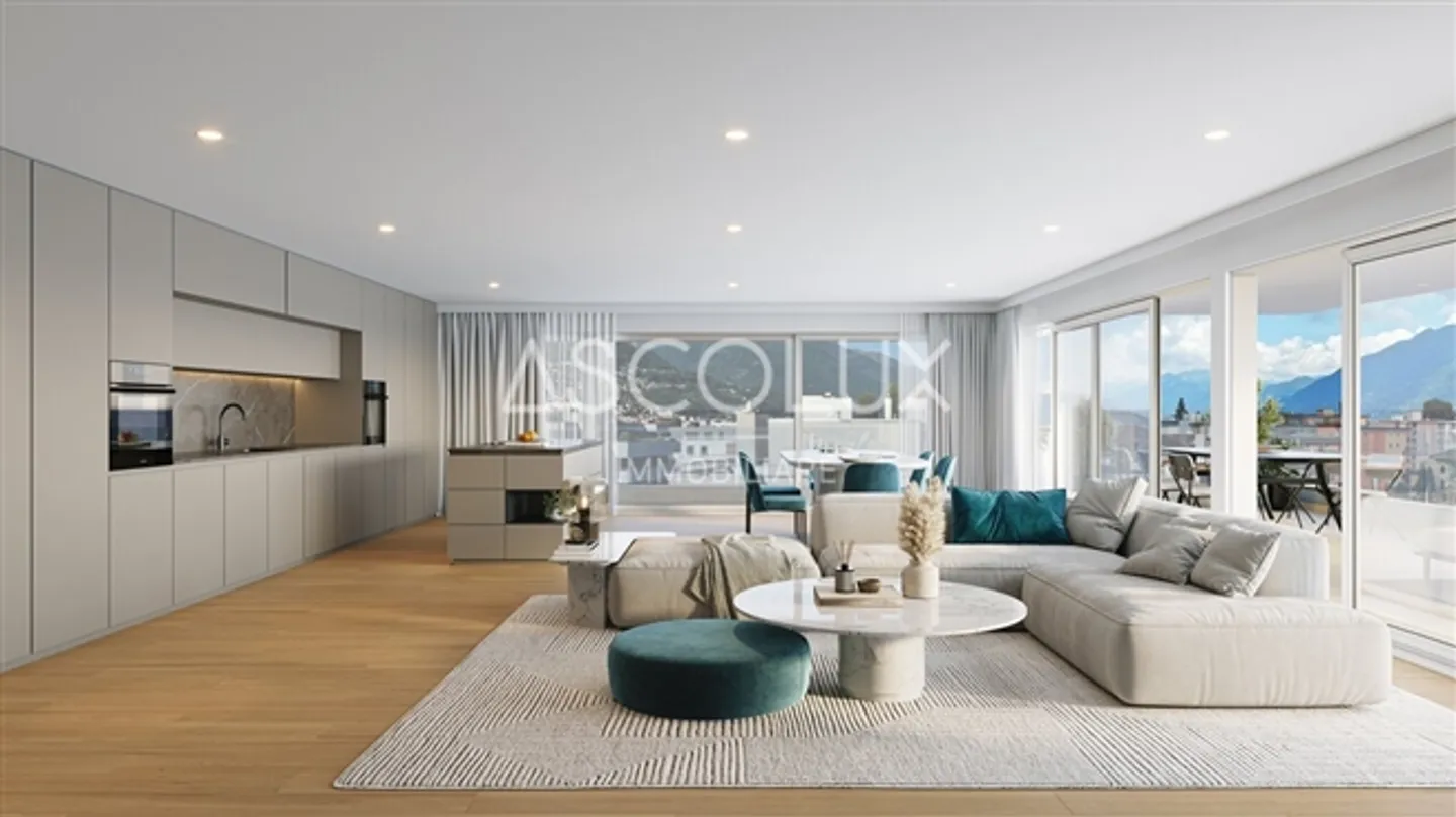 Elegant 4.5-room apartment just a few steps from Piazza Grande and the lake - Photo 4 of 9