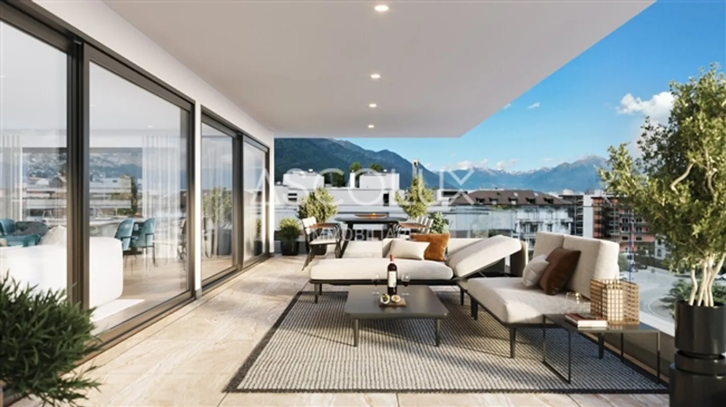 Elegant 4.5-room apartment just a few steps from Piazza Grande and the lake - Photo 6 of 9