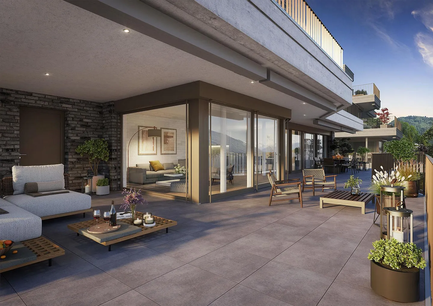 Luxurious 3.5 Room Terrace Apartment with Grand Lake and Mountain View - Photo 4 of 8