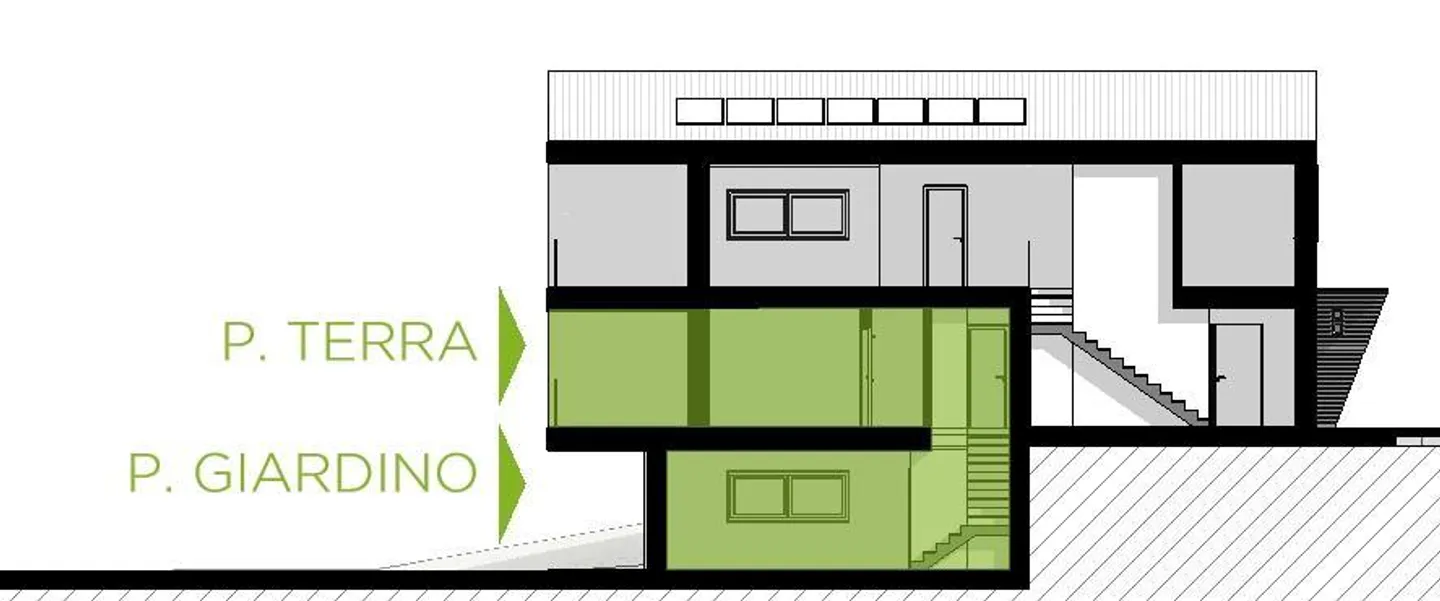 4.5 Loc PT Duplex con Giardino - Nuova Costruzione Minergie / 4.5z nuove Minergie-appartamenti - Foto 6 di 7