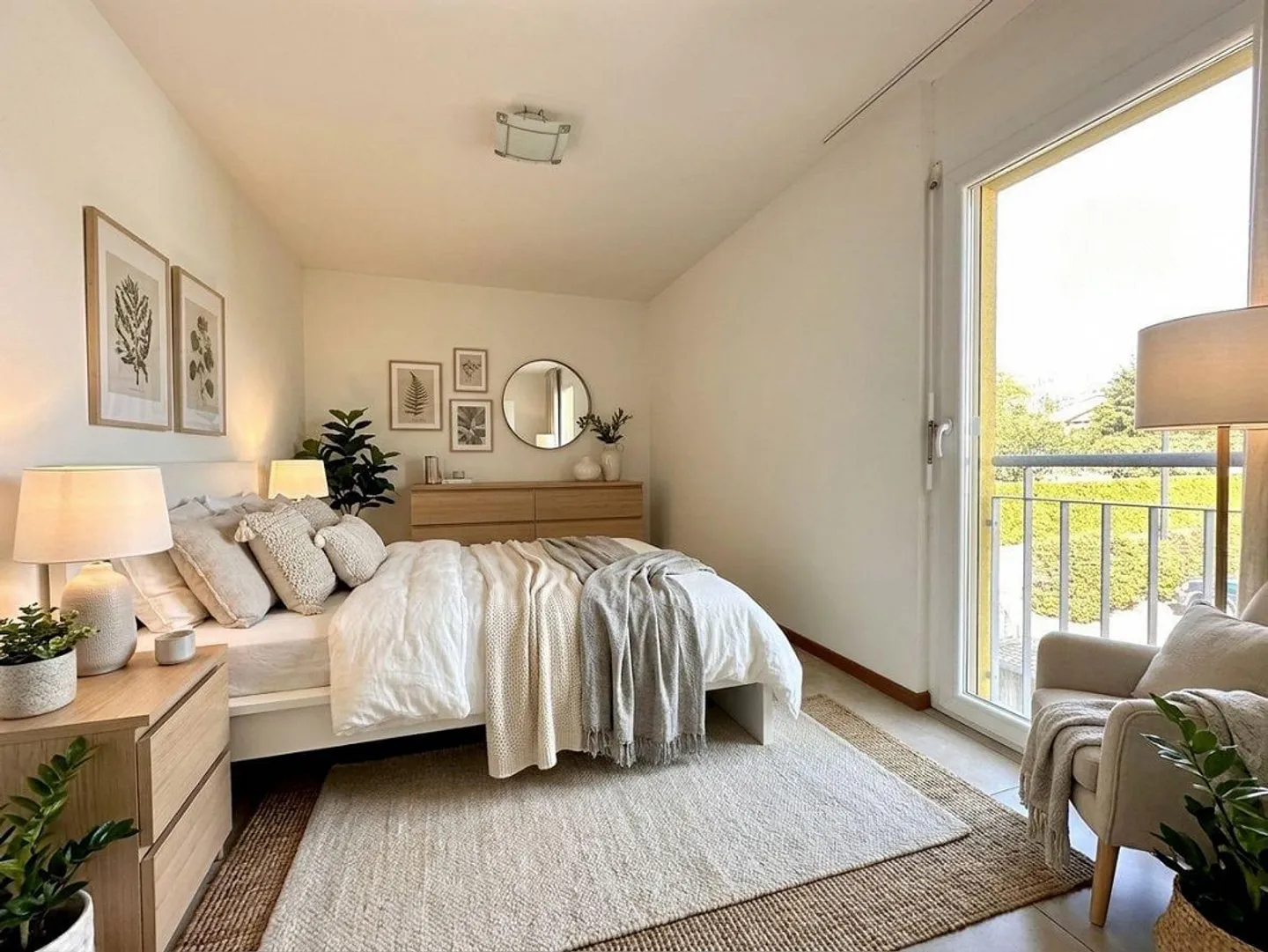 Agno: Bright 2.5 Room Apartment with Balcony - Photo 7 of 9