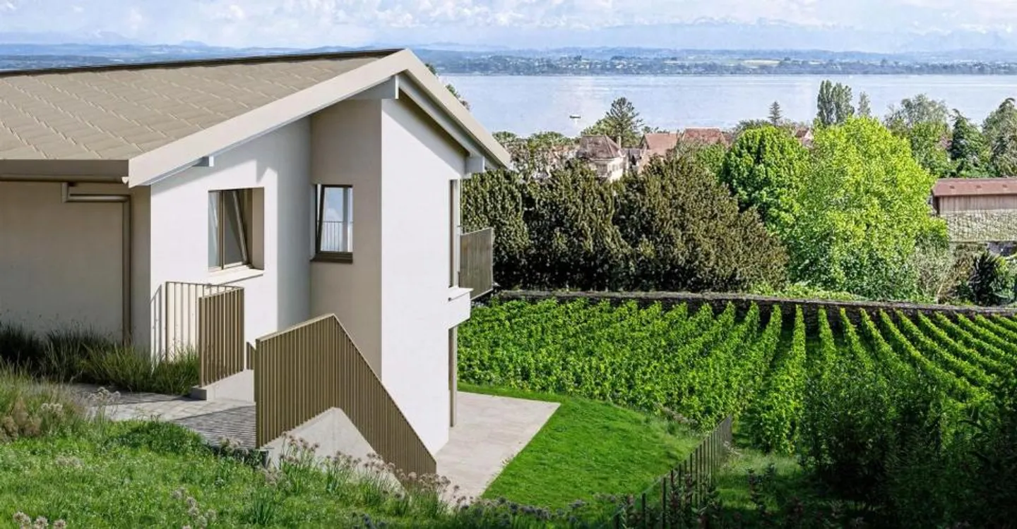 4.5 room apartment of 113.10 m² living space with terrace and garden - Photo 10 of 11