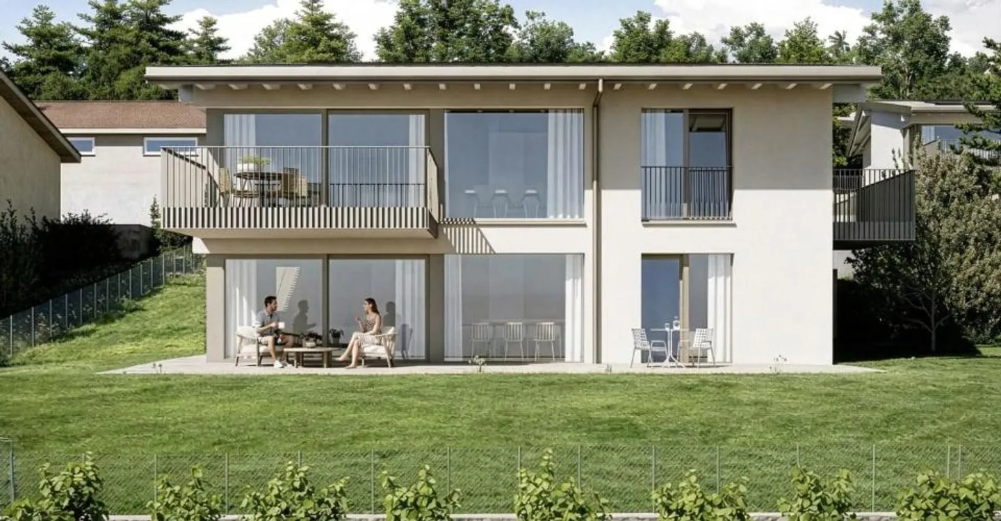 4.5 room apartment of 113.10 m² living space with terrace and garden - Photo 11 of 11