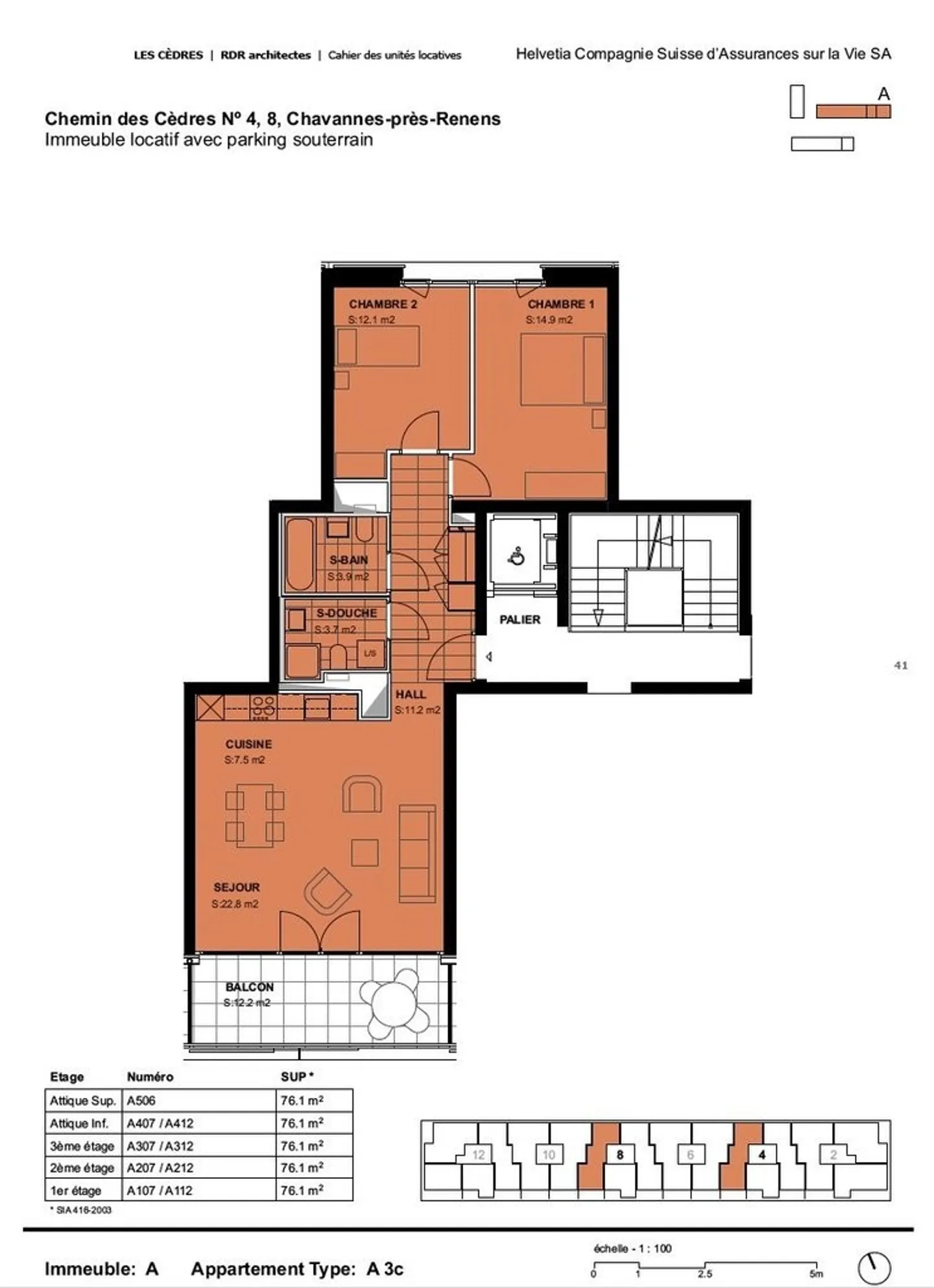 Appartement 3.5 pièces - Photo 10 sur 10